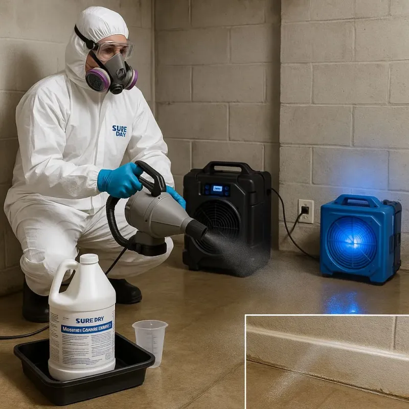 Sanitization and Odor Removal process in Hampstead, NC