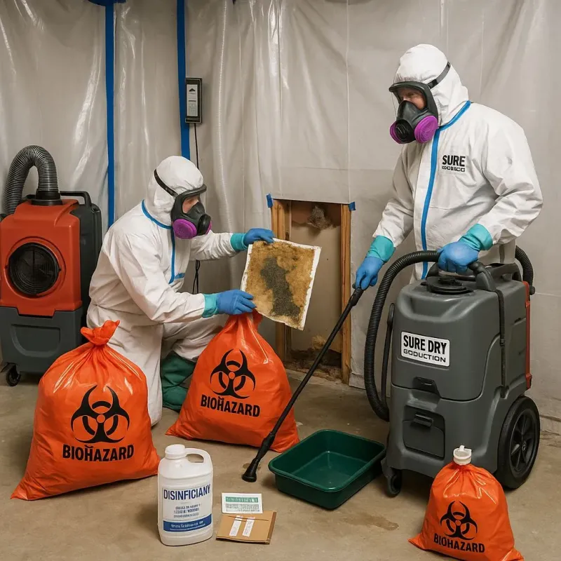 Contaminated Water Handling Protocols process in Hampstead, NC