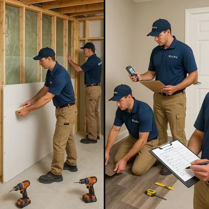 Repairs and Reconstruction process in Hampstead, NC